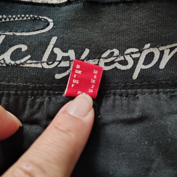 Rare Edc By Esprit Black Mini Skirt with Ruffle Hem - Picture 8 of 11